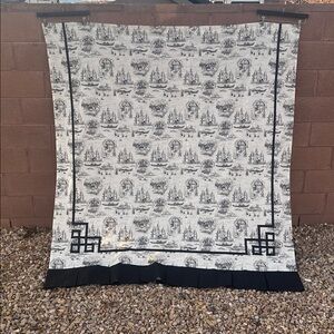 New Orleans Toile Shower Curtain Custom Made